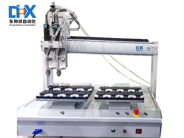 DH-805-AA桌面型雙工位雙批吹氣式自動鎖螺絲機